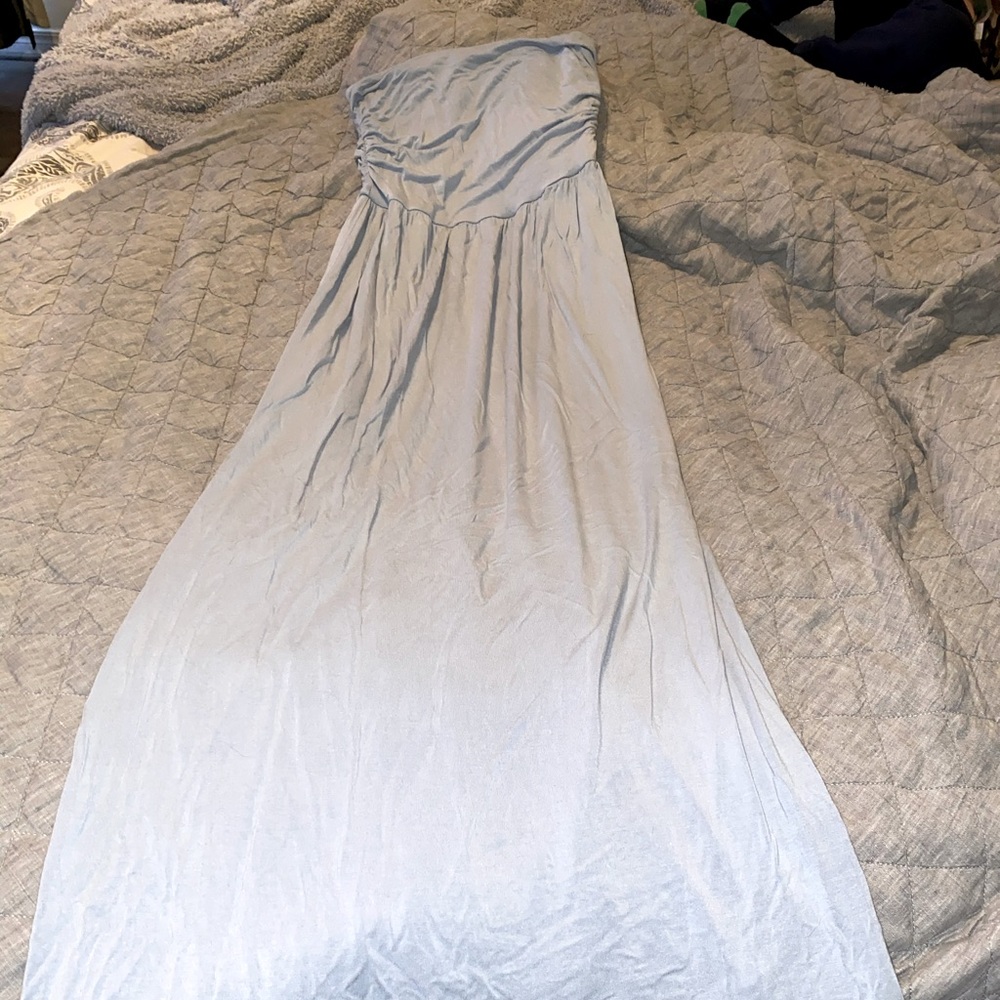 Maternity Maxi Strapless Dress